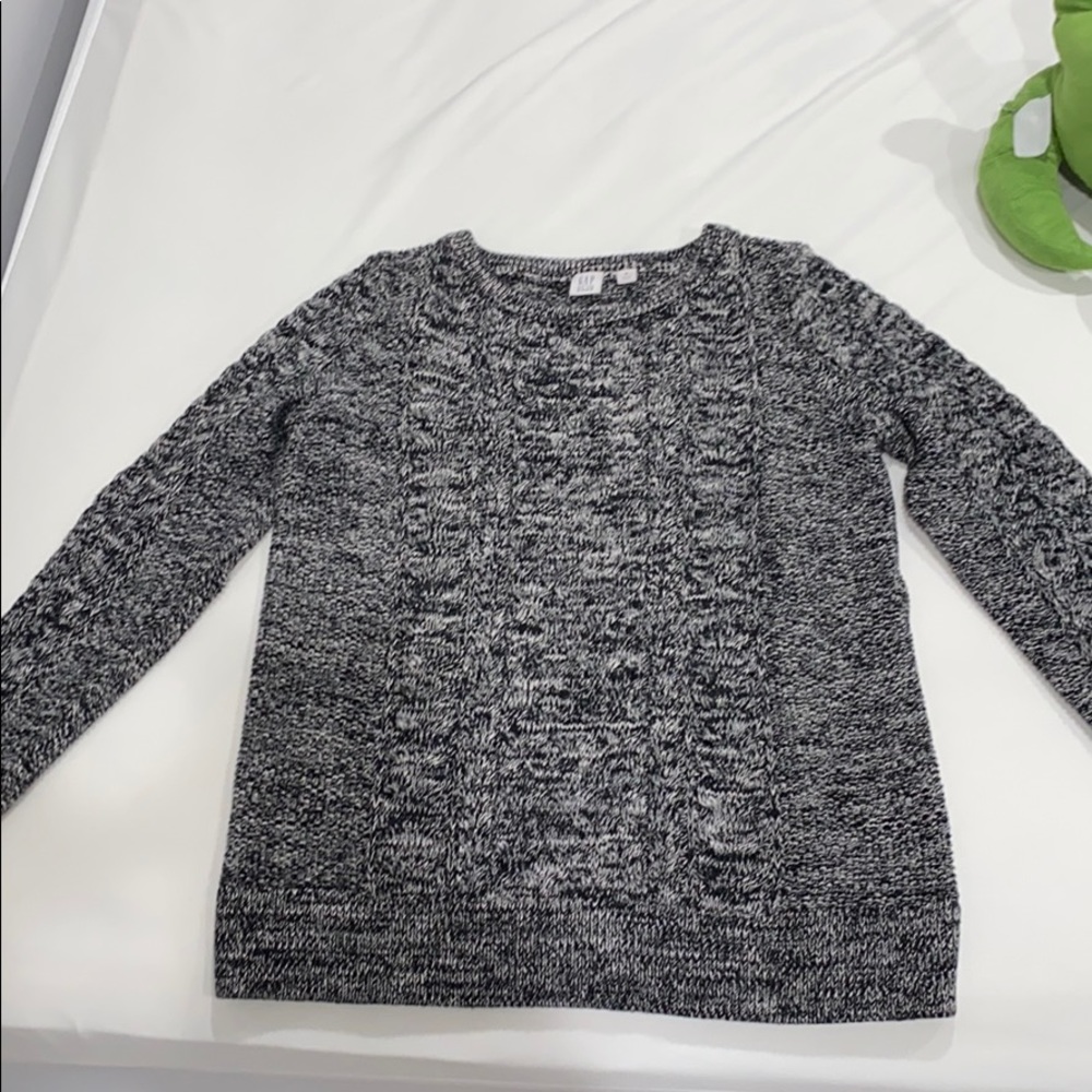 Cable sweater